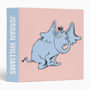 Dr. Seuss   Horton Side Look 3 Ring Binder
