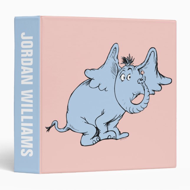 Dr. Seuss | Horton Side Look 3 Ring Binder (Front/Spine)