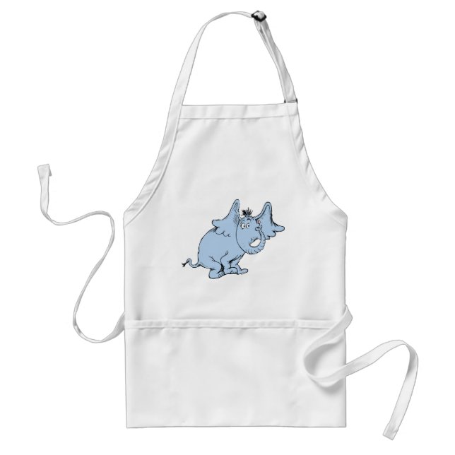 Dr. Seuss | Horton Side Look Adult Apron (Front)