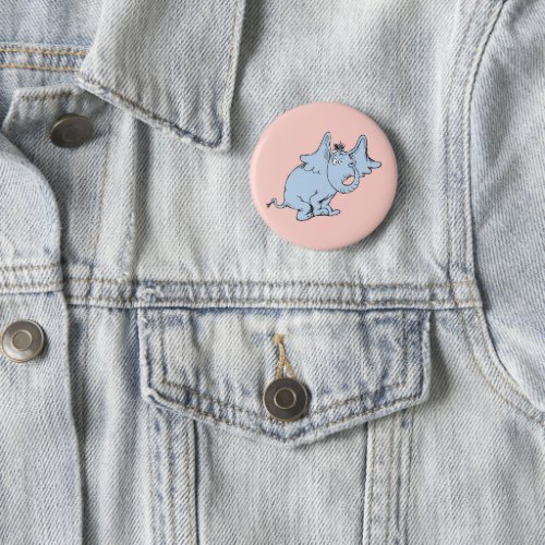 Dr Seuss  Horton Side Look Button