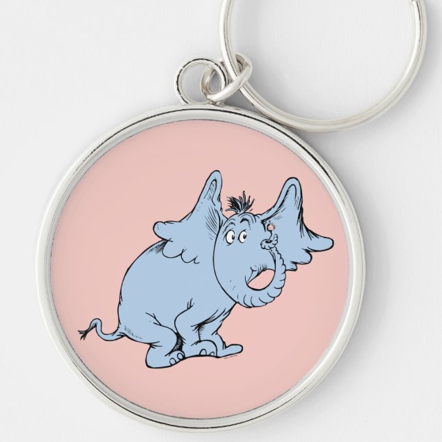 Dr. Seuss | Horton Side Look Keychain (Front)