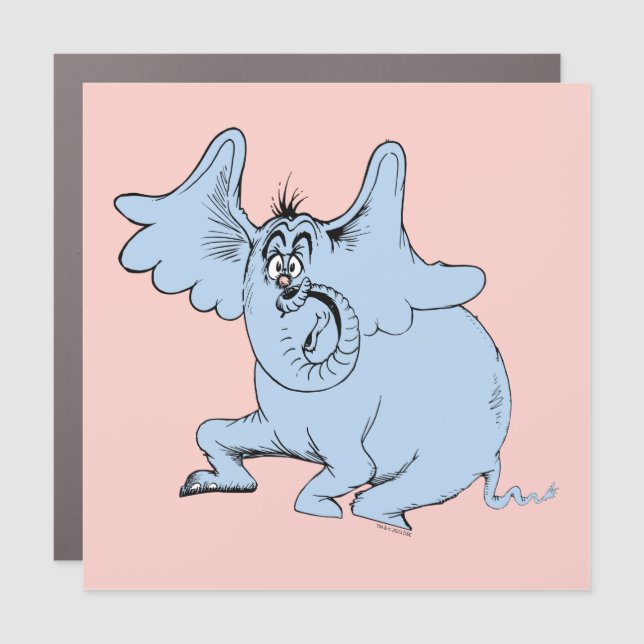 Dr. Seuss | Horton & the Speck of Dust Car Magnet (Front)