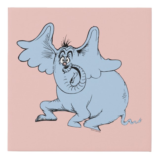 Dr. Seuss | Horton & the Speck of Dust Faux Canvas Print (Front)