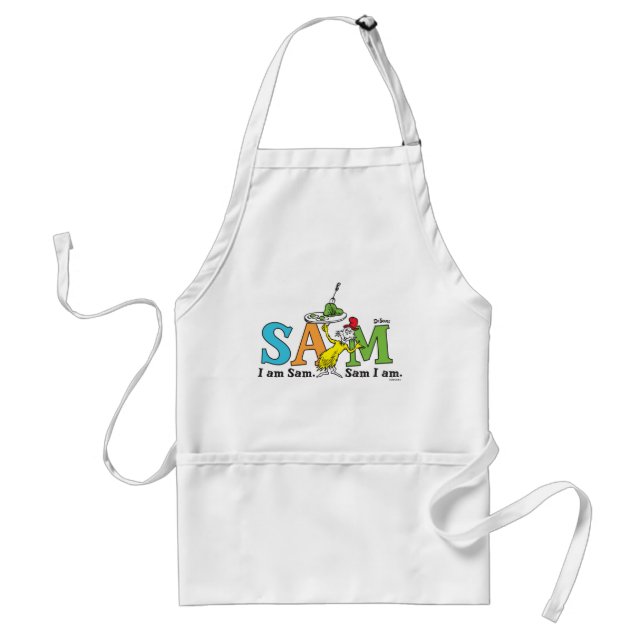 Dr. Seuss | I Am Sam. Sam I Am. Adult Apron (Front)