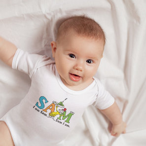 Dr. Seuss | I Am Sam. Sam I Am. Baby Bodysuit