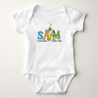 Dr. Seuss | I Am Sam. Sam I Am. Baby Bodysuit