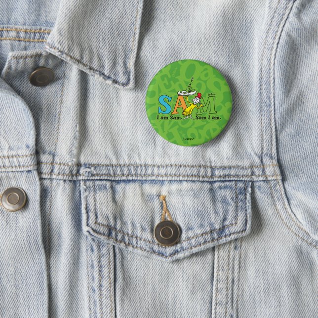 Dr. Seuss | I Am Sam. Sam I Am. Button (In Situ)