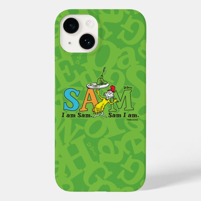 Dr. Seuss | I Am Sam. Sam I Am. Case-Mate iPhone Case (Back)