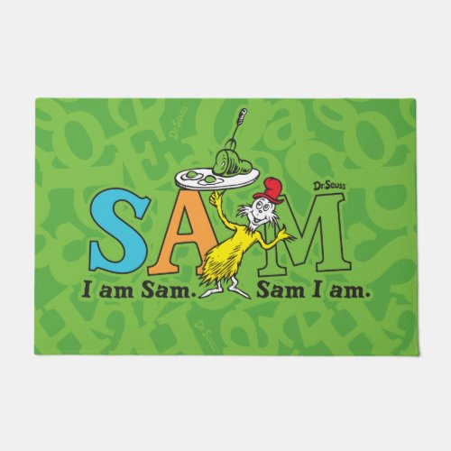 Dr Seuss  I Am Sam Sam I Am Doormat