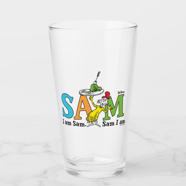 Dr. Seuss | I Am Sam. Sam I Am. Glass (Front)