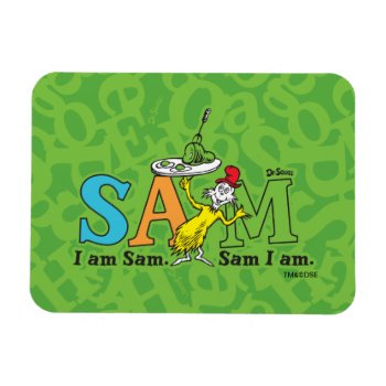 Dr. Seuss | I Am Sam. Sam I Am. Magnet by DrSeussShop at Zazzle