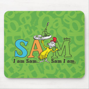 Dr. Seuss I Am Sam. Sam I Am. Mouse Pad