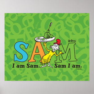 Dr. Seuss I Am Sam. Sam I Am. Poster