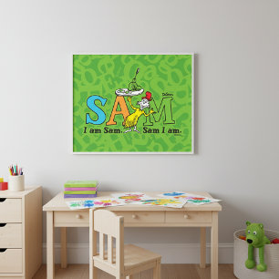 Dr. Seuss I Am Sam. Sam I Am. Poster