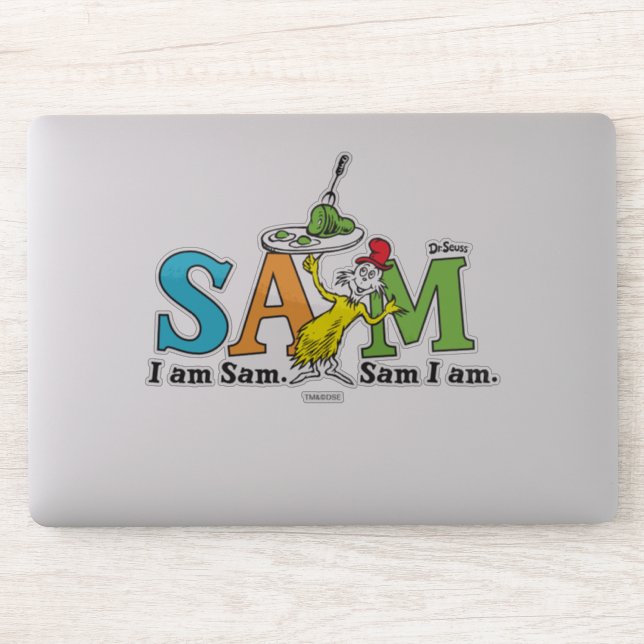 Dr. Seuss | I Am Sam. Sam I Am. Sticker (Computer)