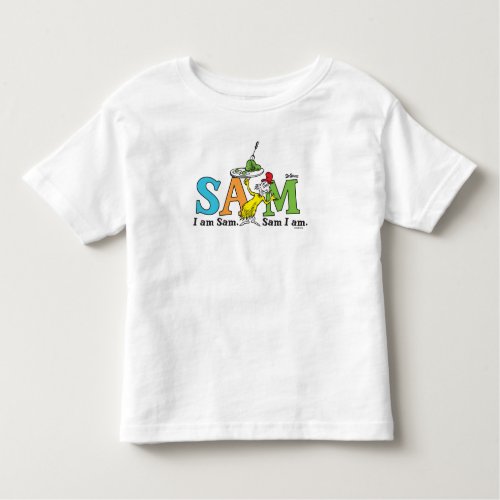 Dr Seuss  I Am Sam Sam I Am Toddler T_shirt