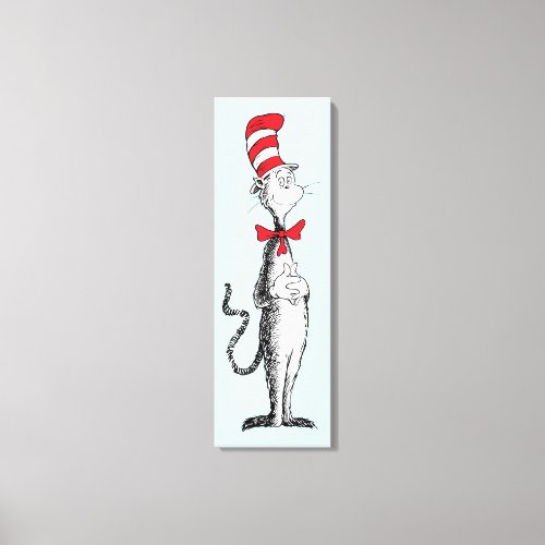 Dr Seuss I Cat in the Hat Standing Tall Canvas Print