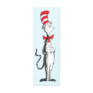 Dr. Seuss I Cat in the Hat Standing Tall Canvas Print