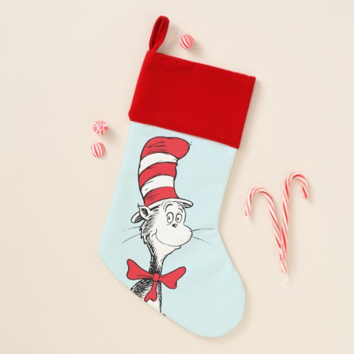 Dr Seuss I Cat in the Hat Standing Tall Christmas Stocking