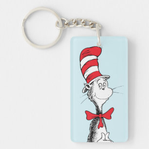 Dr. Seuss I Cat in the Hat Standing Tall Keychain