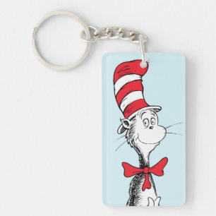Dr. Seuss I Cat in the Hat Standing Tall Keychain