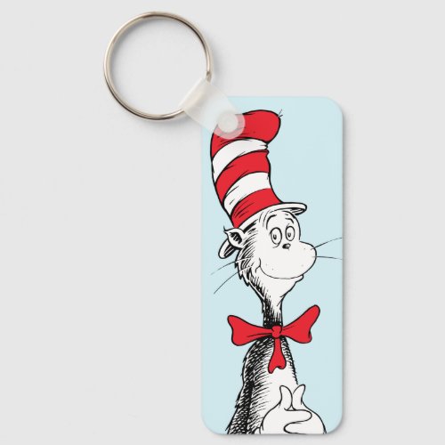 Dr Seuss I Cat in the Hat Standing Tall Keychain