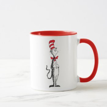 Dr. Seuss I Cat In The Hat Standing Tall Mug by DrSeussShop at Zazzle