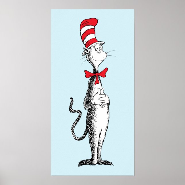 Dr. Seuss I Cat in the Hat Standing Tall Poster (Front)
