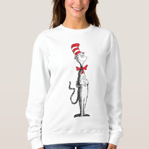 Dr Seuss I Cat in the Hat Standing Tall Sweatshirt