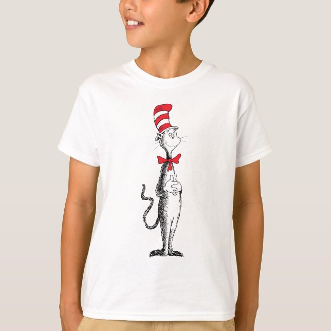 Dr. Seuss I Cat in the Hat Standing Tall T-Shirt (Front)