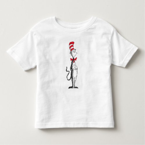 Dr Seuss I Cat in the Hat Standing Tall Toddler T_shirt