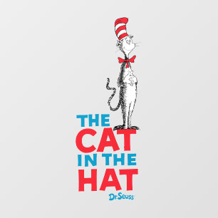 Dr. Seuss I Cat in the Hat Standing Tall Wall Decal