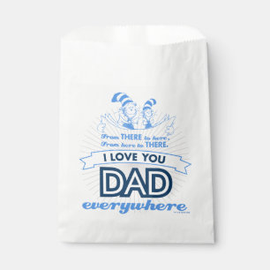 Dr. Seuss   I Love You Dad Everywhere Favor Bag