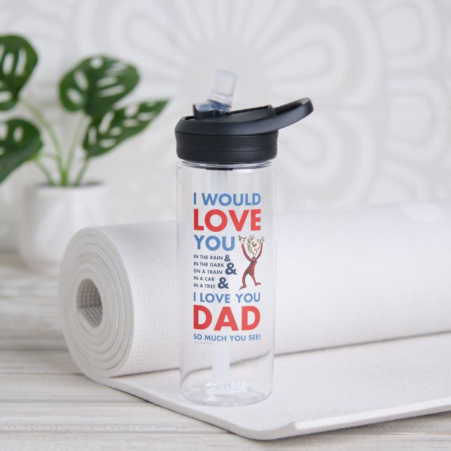 Dr. Seuss | I Love You Dad So Much You See Water Bottle (Yoga)