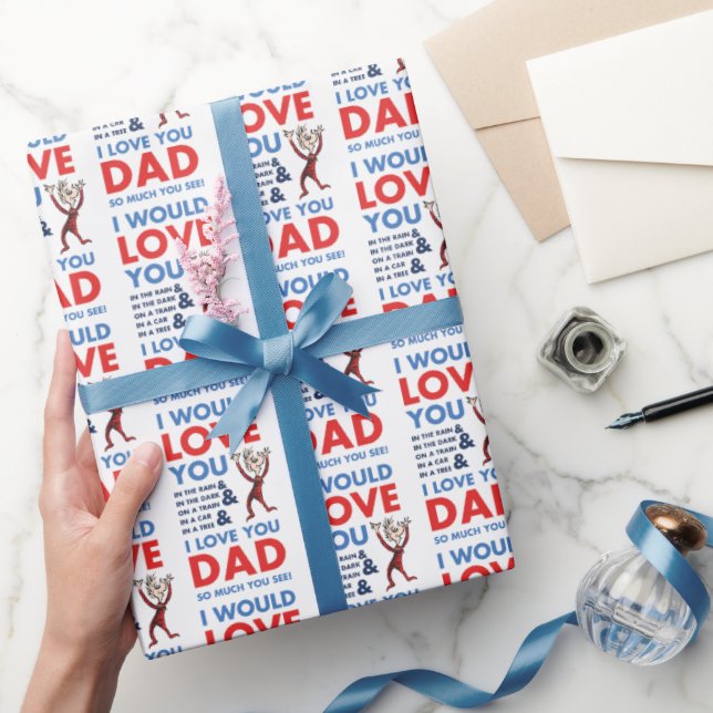 Dr. Seuss | I Love You Dad So Much You See Wrapping Paper (Gifting)