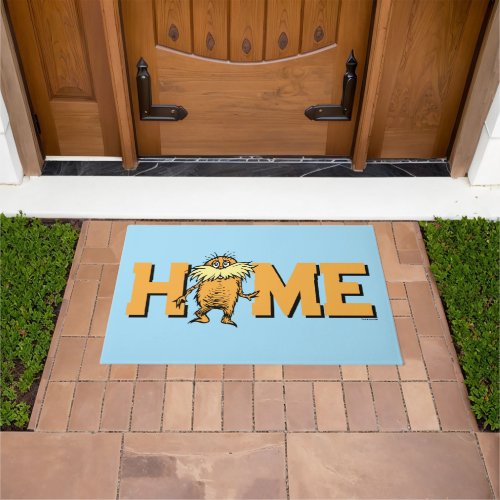 Dr Seuss  I Speak for the Trees Lorax Badge Door Doormat