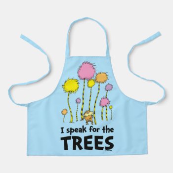 Dr. Seuss | I Speak For The Trees - Lorax Forest Apron by DrSeussShop at Zazzle