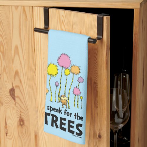 Dr Seuss  I Speak for the Trees _ Lorax Forest Kitchen Towel