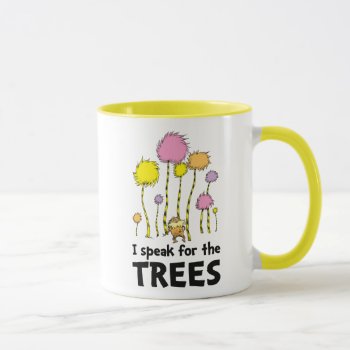 Dr. Seuss | I Speak For The Trees - Lorax Forest Mug by DrSeussShop at Zazzle
