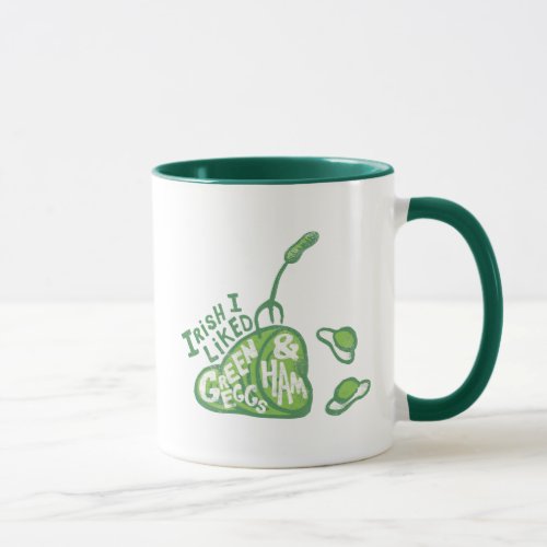 Dr Seuss  Irish I liked Green Eggs  Ham Mug