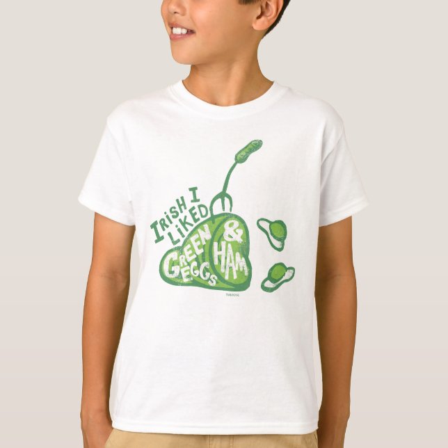 Dr. Seuss | Irish I liked Green Eggs & Ham T-Shirt (Front)