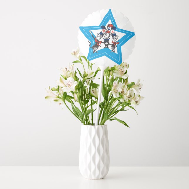 Dr. Seuss | Little Cats USA Hats Graphic Balloon (Vase)