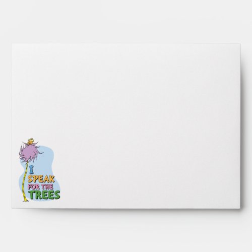 Dr Seuss  Lorax _ I Speak for the Trees Envelope