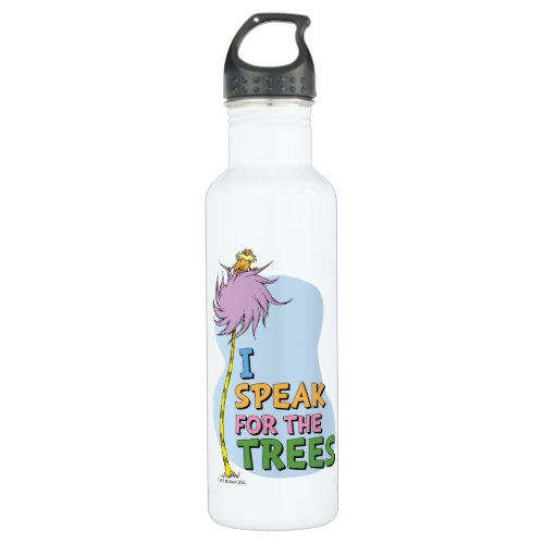 Dr Seuss  Lorax _ I Speak for the Trees Stainless Steel Water Bottle