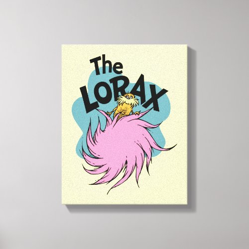 Dr Seuss  Lorax in a Tree Canvas Print