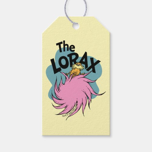 Dr Seuss  Lorax in a Tree Gift Tags