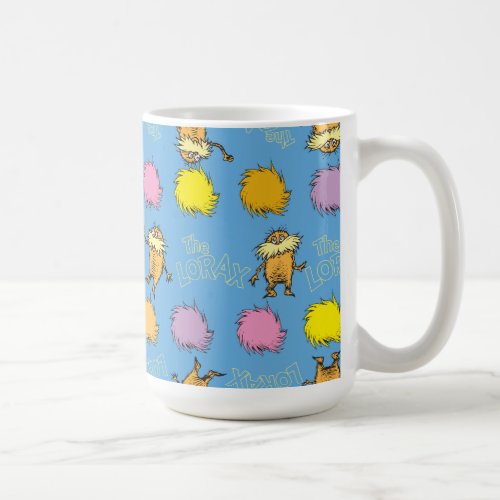 Dr Seuss  Lorax Pattern Coffee Mug
