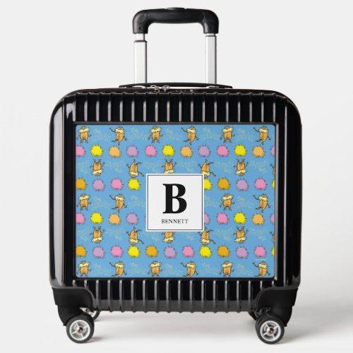 Dr Seuss  Lorax Pattern Luggage