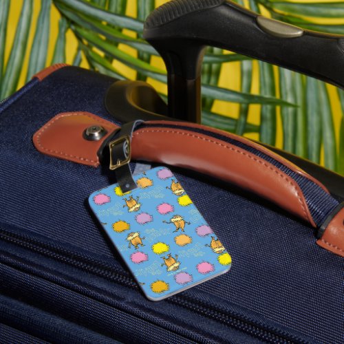 Dr Seuss  Lorax Pattern Luggage Tag