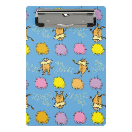 Dr Seuss  Lorax Pattern Mini Clipboard